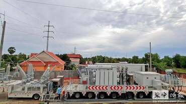兩座行動變電站投入運轉提升暹粒和磅通供電能力