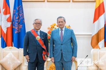 洪瑪耐會見日本駐柬大使盼深化投資合作打造區域物流樞紐